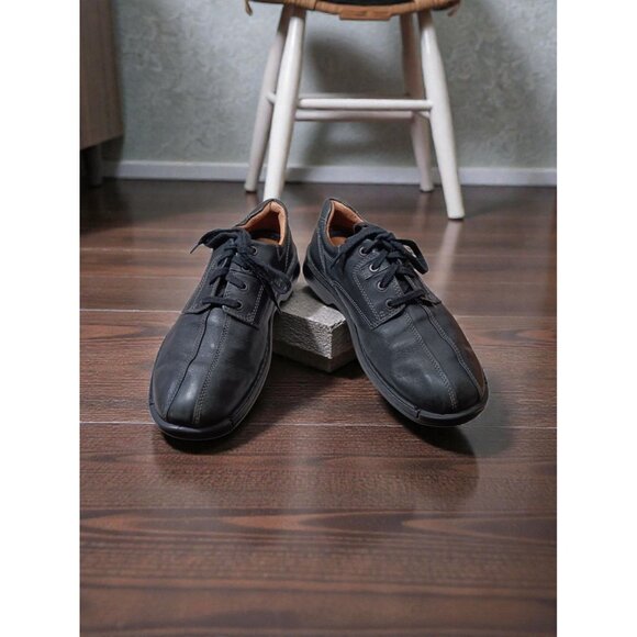 Ecco Fusion Comfort Shoes Bicycle Toe Oxfords Black Lace Up US 10-10.5 EU 44 main image 14